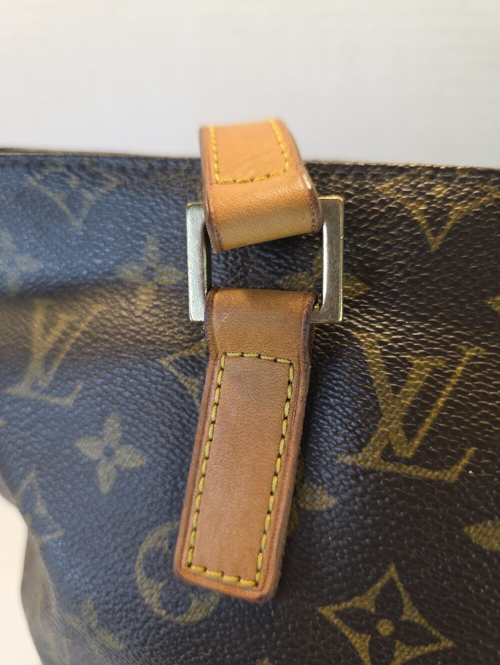 Louis Vuitton Vintage Canvas Cabas Piano Bag with Mini Boston Bag Charm & Chain - Picture 11 of 15